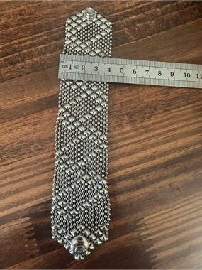 Sergio Gutierrez SG Liquid Metal statement bracelet